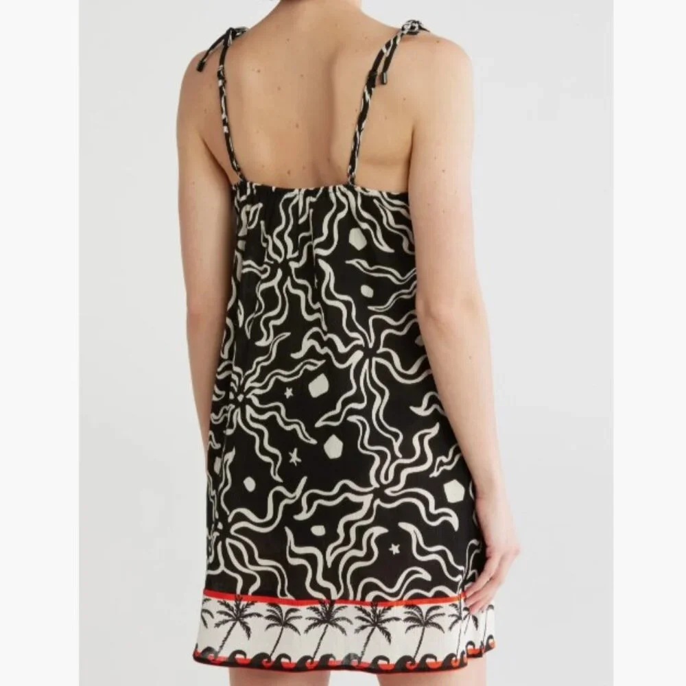 Sanctuary  Beach Conversations Crinkle Cotton Boxy Beach Dress - Picture 9 of 10